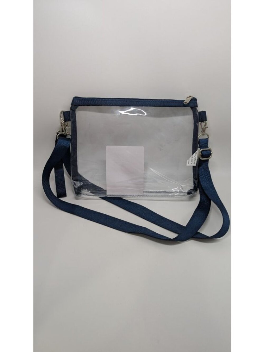 Bagenius Navy/Clear Crossbody Purse - Picture 3 of 4